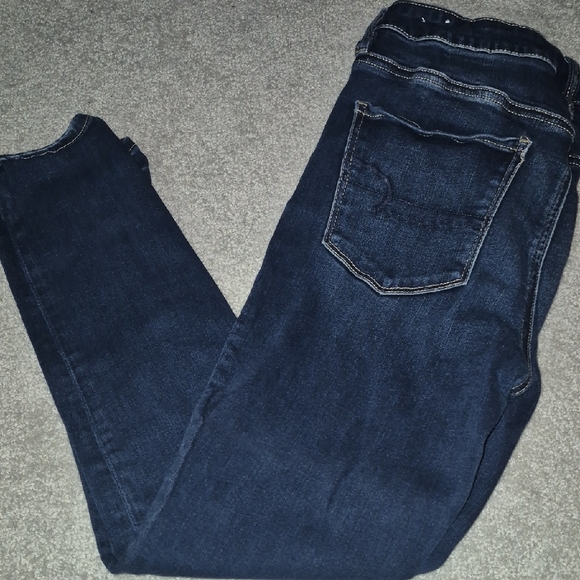 American Eagle Outfitters Denim - American Eagle Skinny Stretch Dark Blue Women's Jeans 12 S